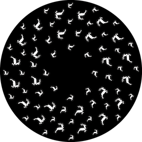 82950 Soaring Reindeer Rotating