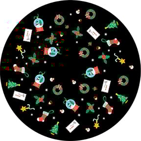 86818 Festive Christmas Rotating