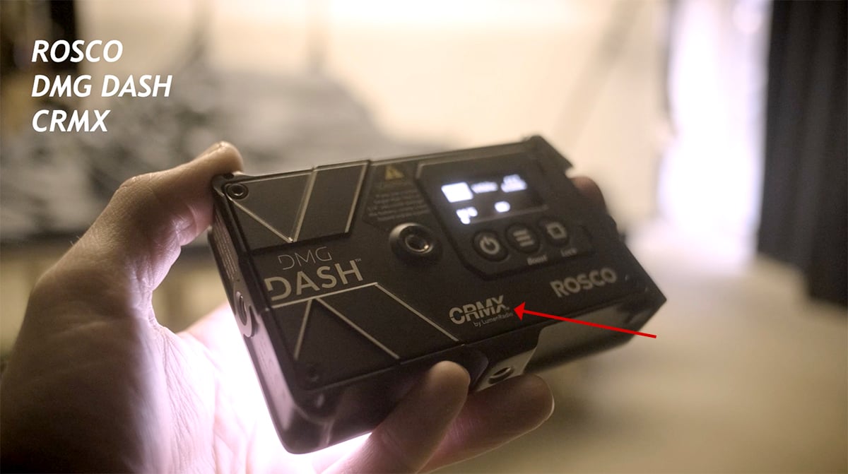 DMG DASH CRMX used in Dragonframe stop motion lighting setup.