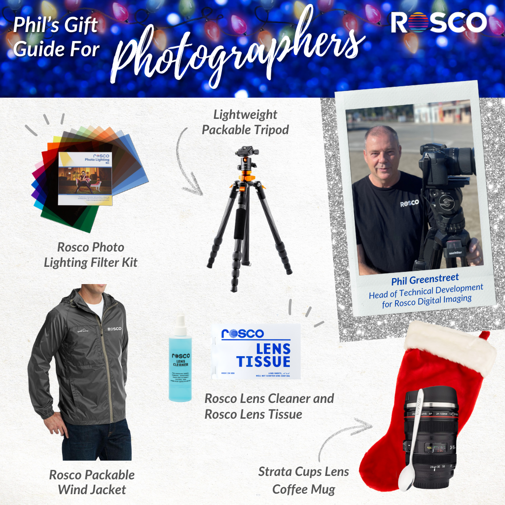 Phil Greenstreet's Rosco gift guide for photographers.