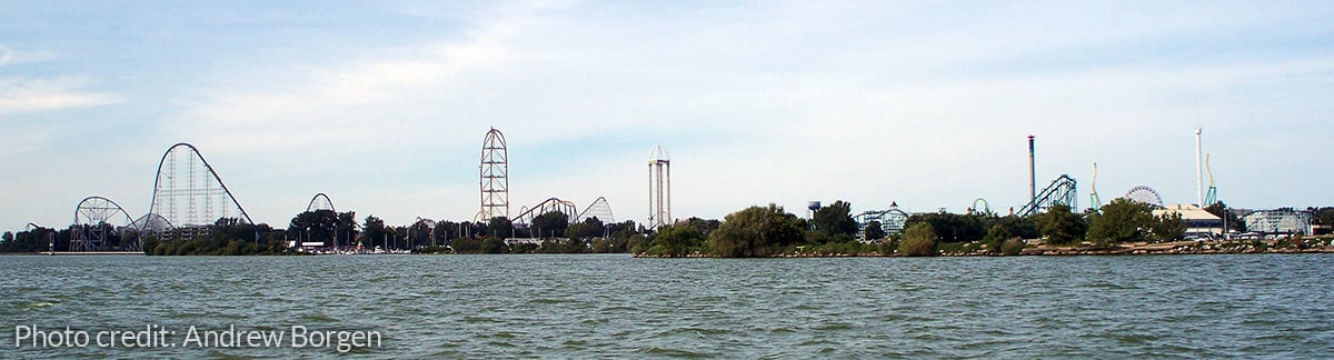 Cedar Point amusement park in Sandusky, Ohio