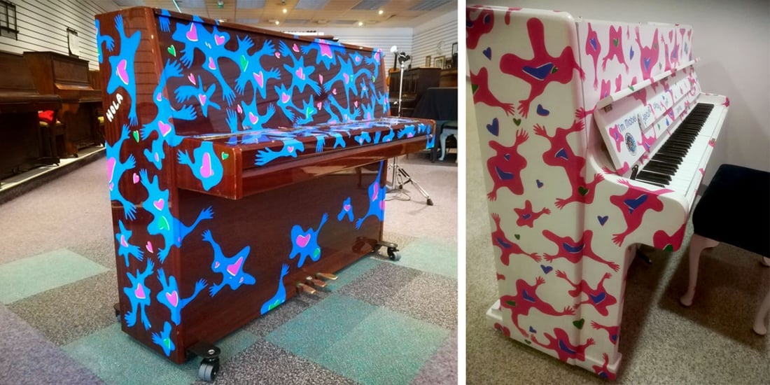 The Painted Pianos Of Glasgow Piano City