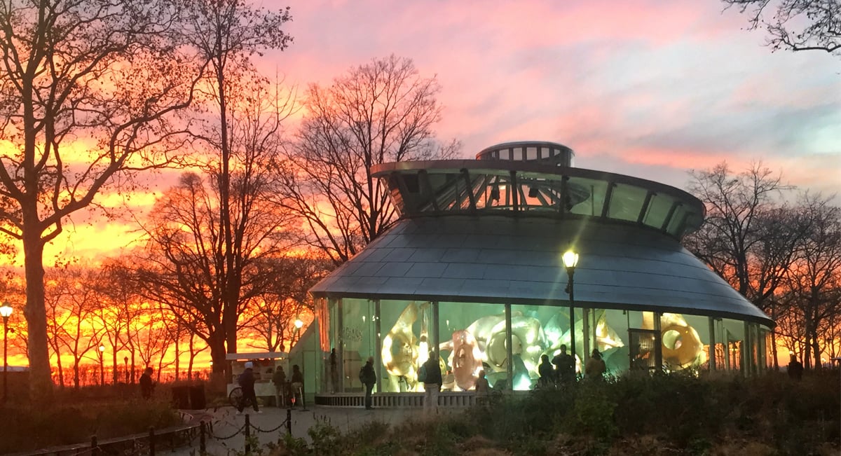 New York's SeaGlass Carousel.