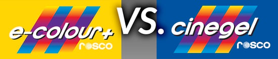 Rosco e-colour+ vs Rosco Cinegel