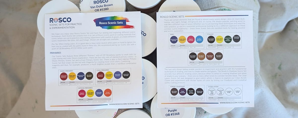 Rosco Off Broadway Scenic Sets.