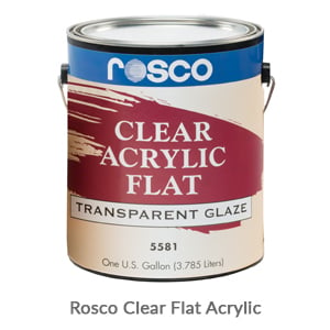 Rosco Clear Flat Arylic gallon