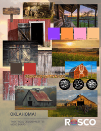 Rosco Theatrical Design Palettes Oklahoma Mood Board thumbnail 2