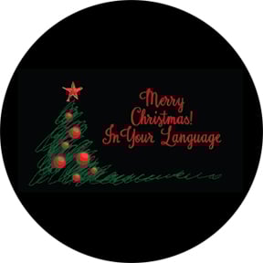 86807 Christmas Tree with Custom Text